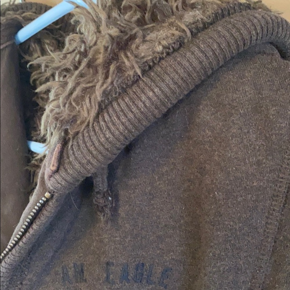 Fuzzy hoodie!